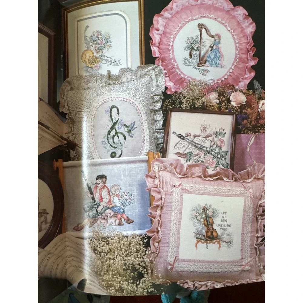 Vintage Cross Stitch Pattern Book Lot Stoney Creek Leisure Arts Cross Stitcher